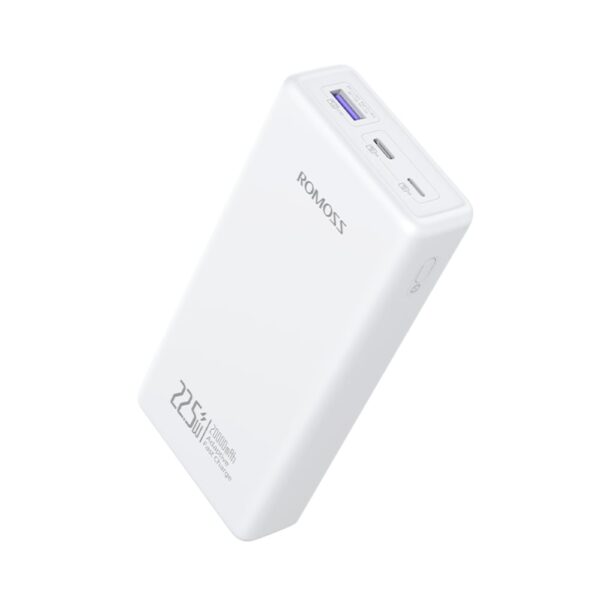 Romoss PRC20 20000mAh 22.5W Fast Charge Power Bank – White