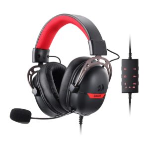 REDRAGON Over-Ear AURORA Gaming Headset - Black