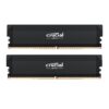 Crucial Pro DDR5 6000MHz 32GB Overclocking Memory Kit - Black