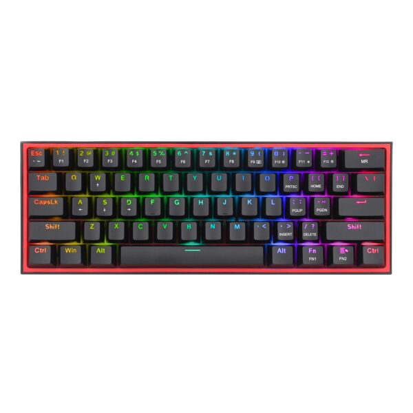 Redragon K616 FIZZ Pro 61-Key RGB Mechanical Gaming Keyboard – Black (60%